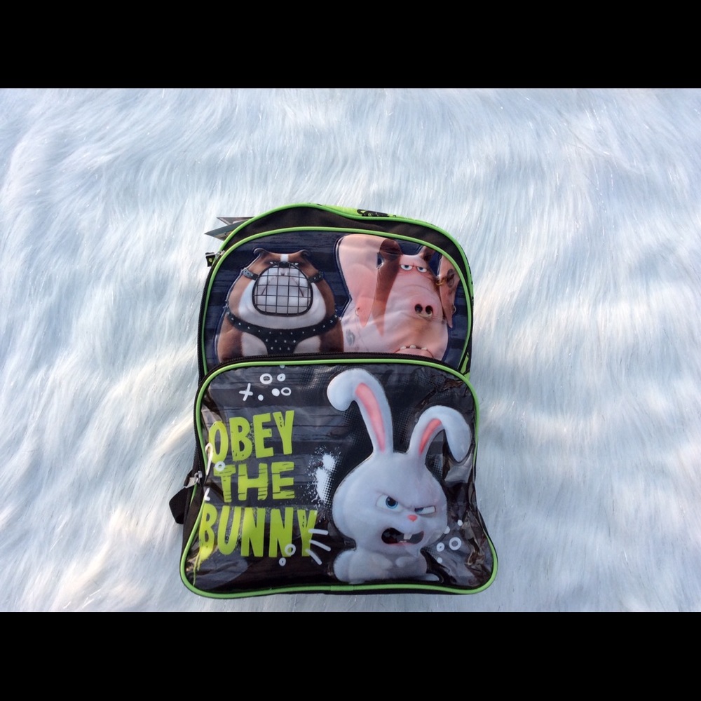 The secret life of pets Obey the bunny backpack